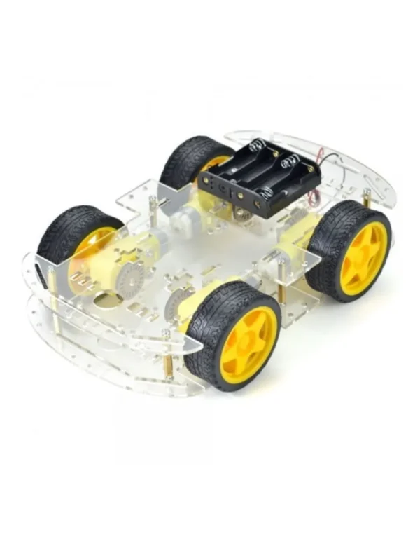 4WD Arduino Robot Car Chassis Kit with Motors and Wheels