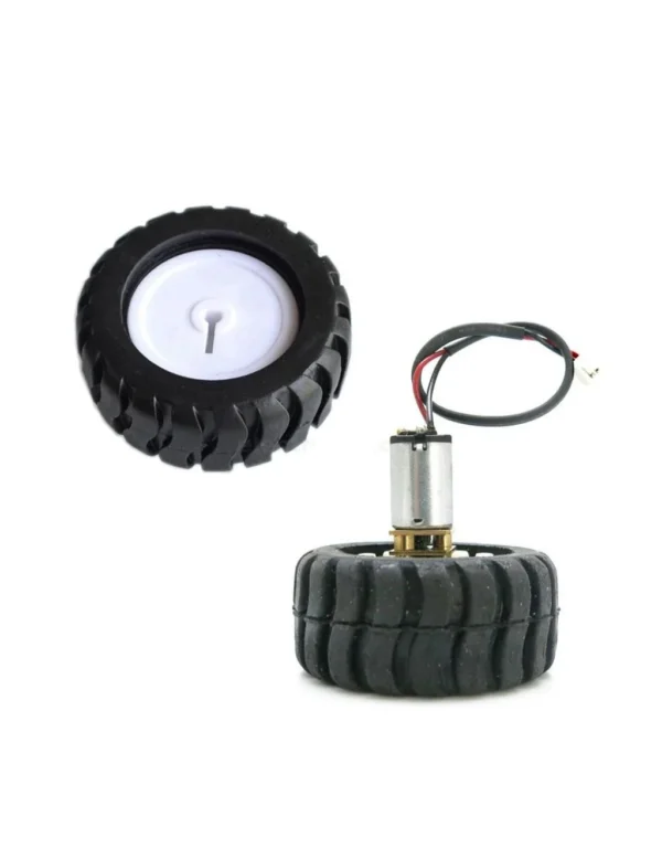 43mm Plastic Wheel for N20 D-shaft Motor in Bangladesh