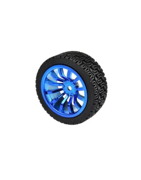 65mm Rubber Wheel for Arduino Robots in Bangladesh