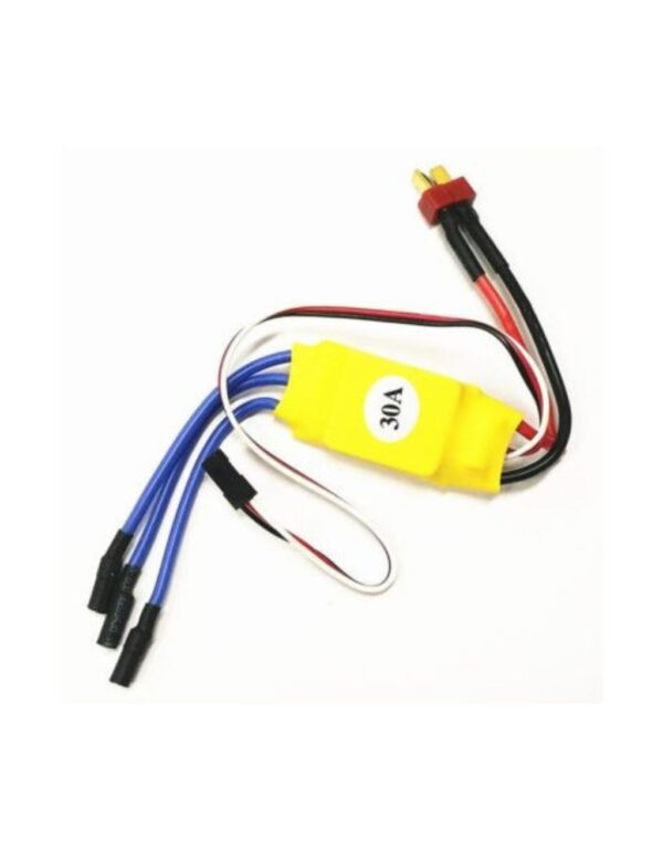 30A Yellow Brushless ESC for RC Drone, Boat, Car Projects