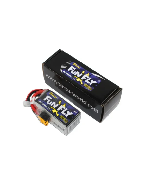 TATTU Funfly 4S 1550mAh 100C LiPo Battery