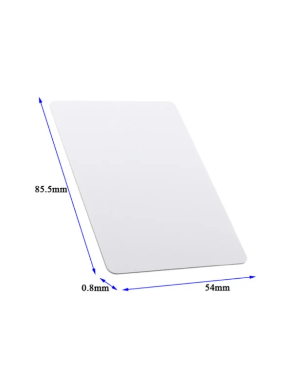13.56 MHz RFID Card With Size Details