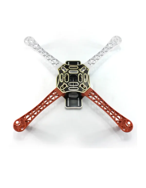 DJI F450 Quadcopter Frame with Red & White/Red Arms