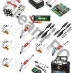 DIY Drone Combo Kit with MC6C Mini / CT6B / FS-i6, motors, ESC, frame, battery, and charger