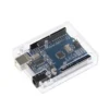 Transparent acrylic protective case for Arduino Uno R3 smd