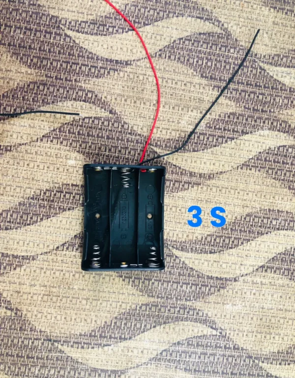 18650 Battery Holder Case with Wire – 3S