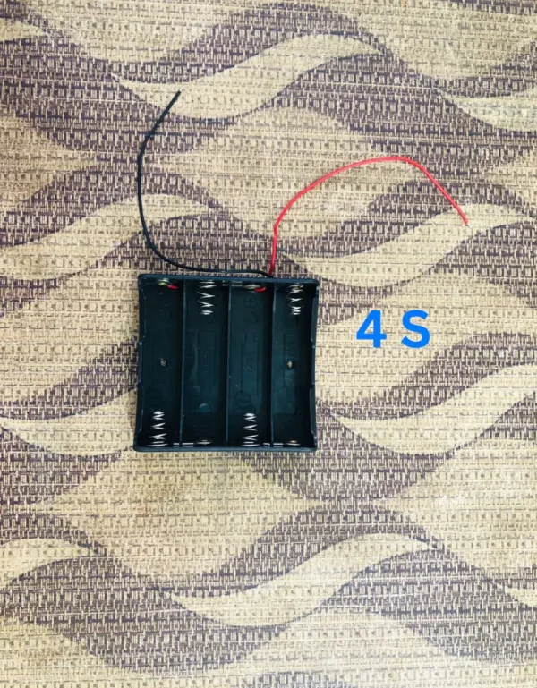 18650 Battery Holder Case with Wire – 4S