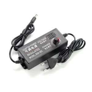 3–24V 5A Variable Adapter with Digital Display Screen for Arduino and Electronics