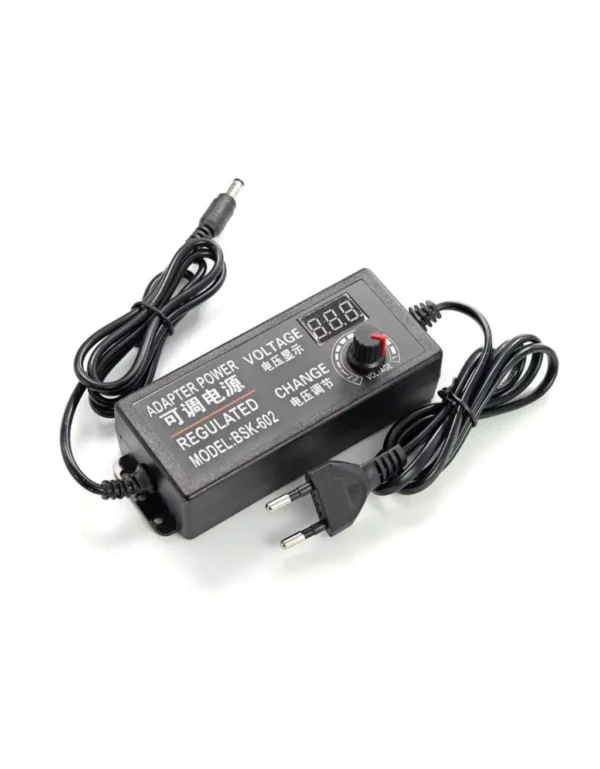 3–24V 5A Variable Adapter with Digital Display Screen for Arduino and Electronics