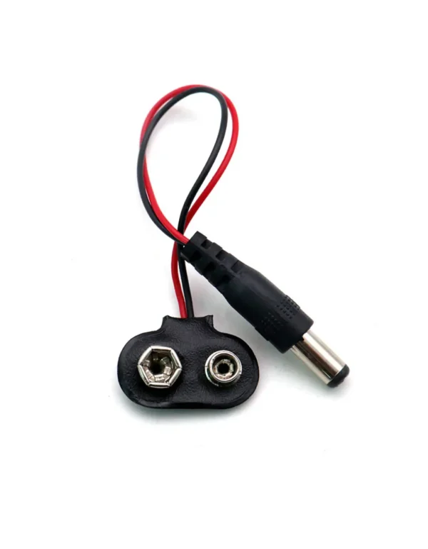 9V Battery DC Connector Cable for Arduino Projects