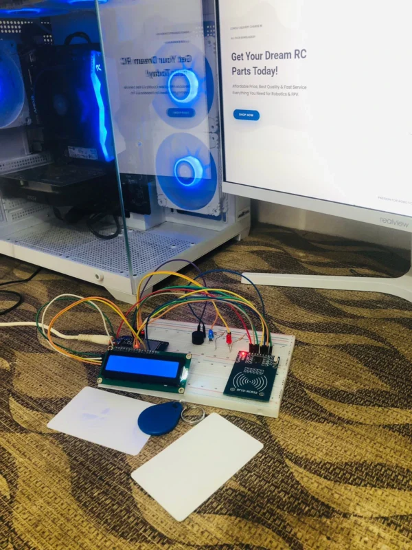 RFID Cloud Attendance System with ESP32 Wi-Fi – Dream RC IoT Project Kit & Ready project