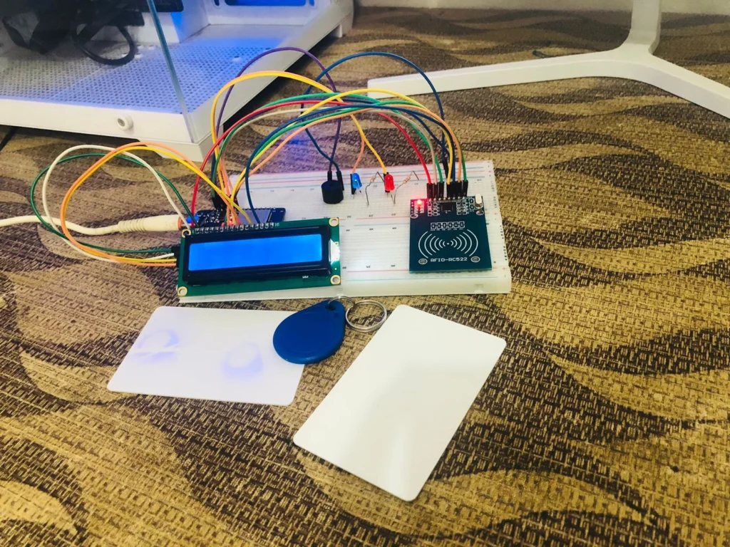 RFID Cloud Attendance System with ESP32 Wi-Fi – Dream RC IoT Project Kit & Ready project