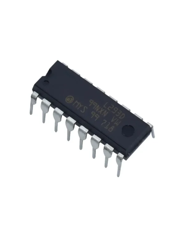 L293D Motor Driver IC for Arduino Robotics Projects