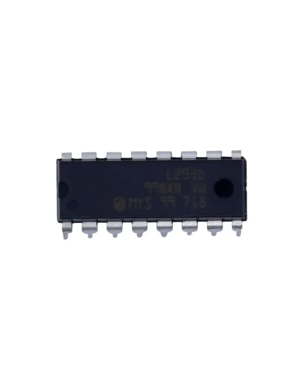 L293D Motor Driver IC for Arduino Robotics Projects