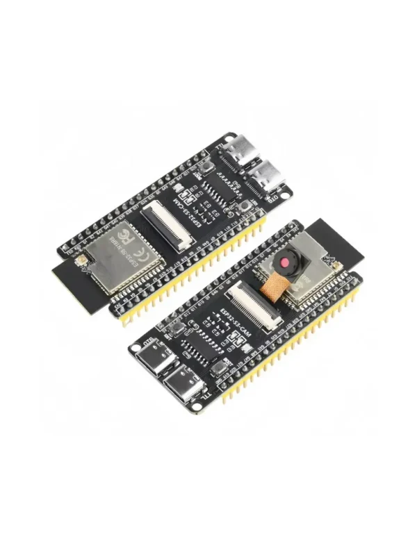 ESP32-S3 N16R8 CAM Development Board with 16MB Flash and 8MB PSRAM 2 Sided View.