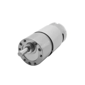 37GB Full Metal Gear Motor 12V–24V (300RPM / 500RPM) For Robo Soccer Or Soccer Bot.