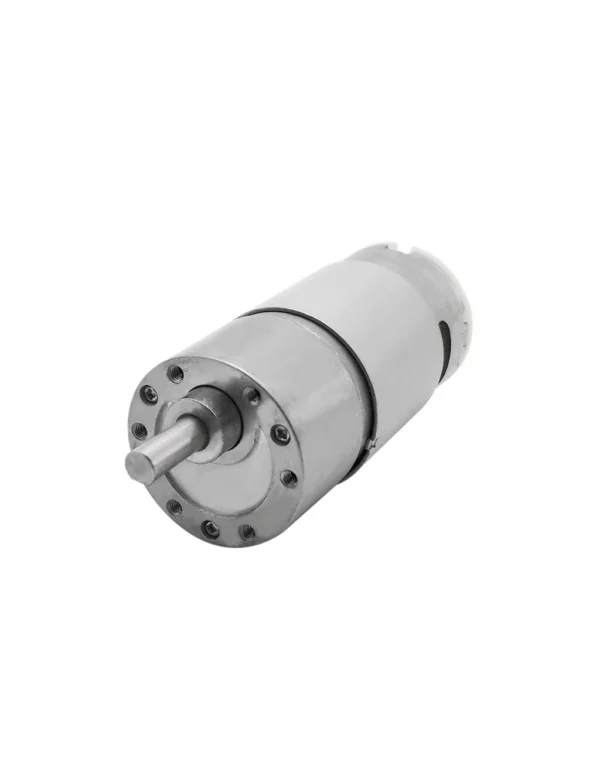 37GB Full Metal Gear Motor 12V–24V (300RPM / 500RPM) For Robo Soccer Or Soccer Bot.