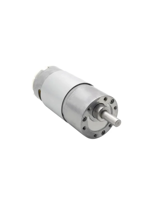 37GB Full Metal Gear Motor 12V–24V (300RPM / 500RPM) For Robo Soccer Or Soccer Bot.