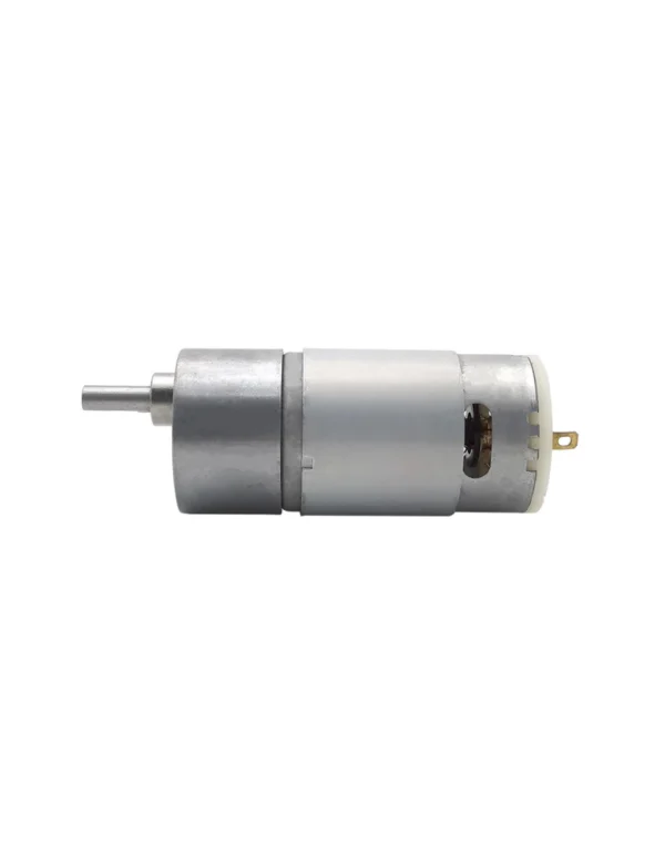 37GB Full Metal Gear Motor 12V–24V (300RPM / 500RPM) For Robo Soccer Or Soccer Bot.