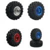 130mm off-road rubber wheel for robotics.