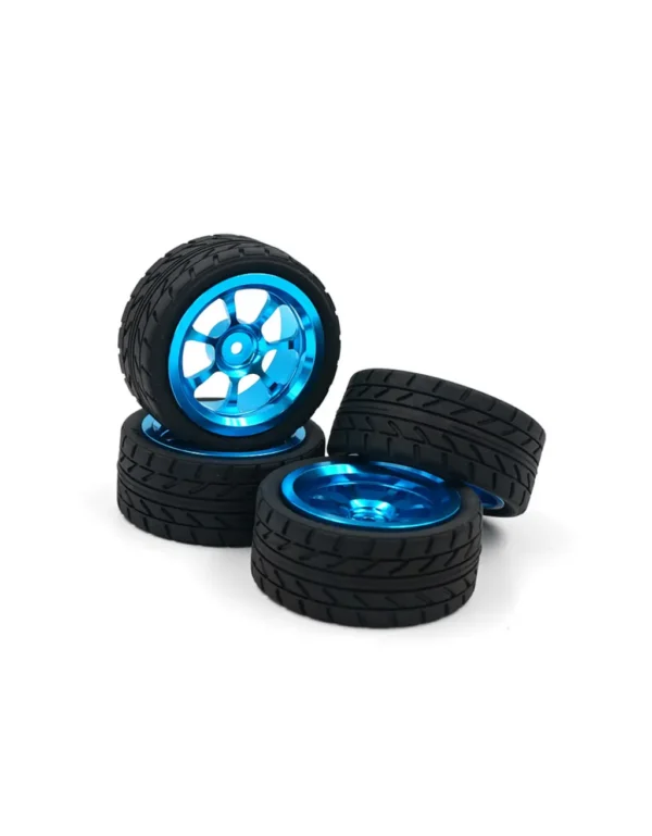65mm Rubber Wheel With Metal Rim for Robo Soccer (4pcs Set)