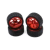 65mm Rubber Wheel With Metal Rim for Robo Soccer (4pcs Set)