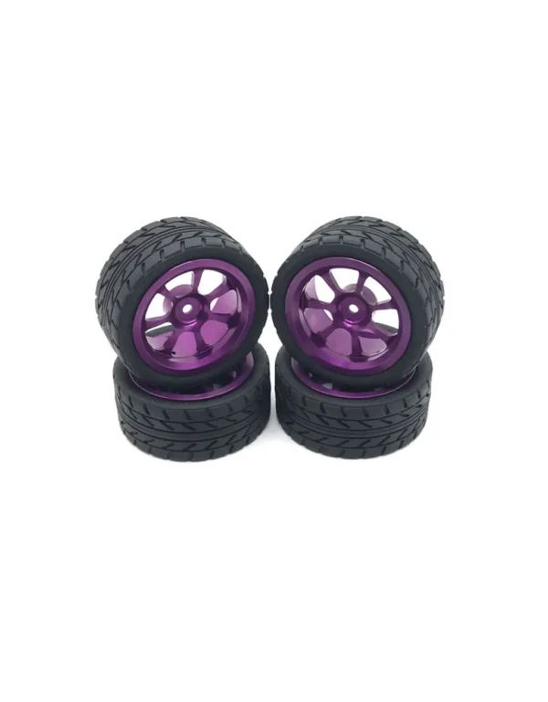 65mm Rubber Wheel With Metal Rim for Robo Soccer (4pcs Set)