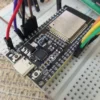 zoom image of Esp 32 38 Pin Type C Breadboard Placement with jumper wire real image from projects
