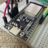 zoom image of Esp 32 38 Pin Type C Breadboard Placement with jumper wire real image from projects