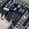 Close Up Image Of Esp 32 38 pin type c soldered Variant Development Board Cp2101 Usb To Serial Chip and type C port