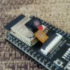 Close-up of OV3660 camera sensor on ESP32-S3 CAM board for AI vision and face recognition projects