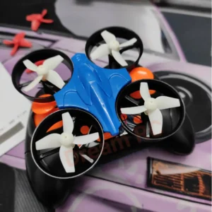 DIY Mini RC Coreless Drone Kit 2.4GHz Ready Image With Transmitter