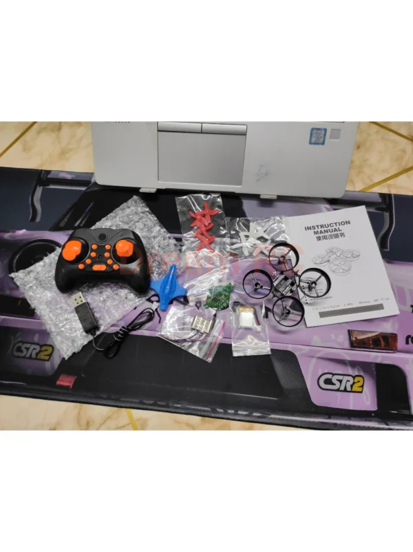 DIY Mini RC Coreless Drone Kit 2.4GHz Kits Parts Image.