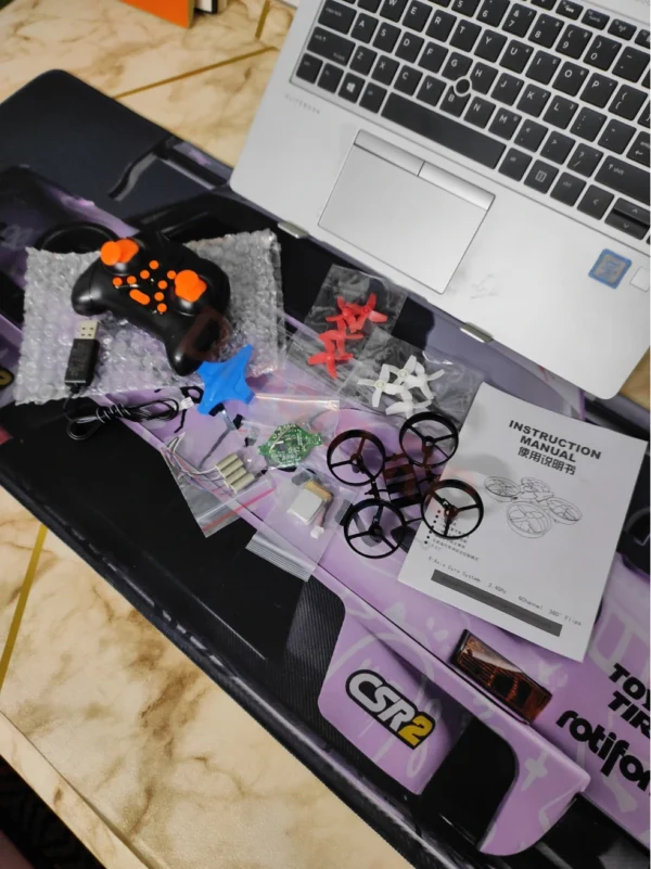 DIY Mini RC Coreless Drone Kit 2.4GHz Kits Parts Image.