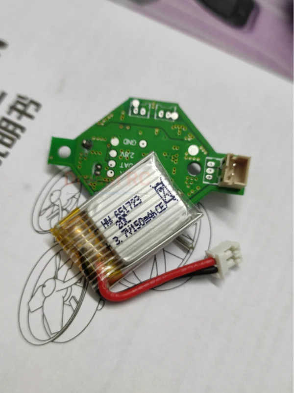 DIY Mini RC Coreless Drone Kit Lipo Battery 150 Mah 1 cell 3.7 volt