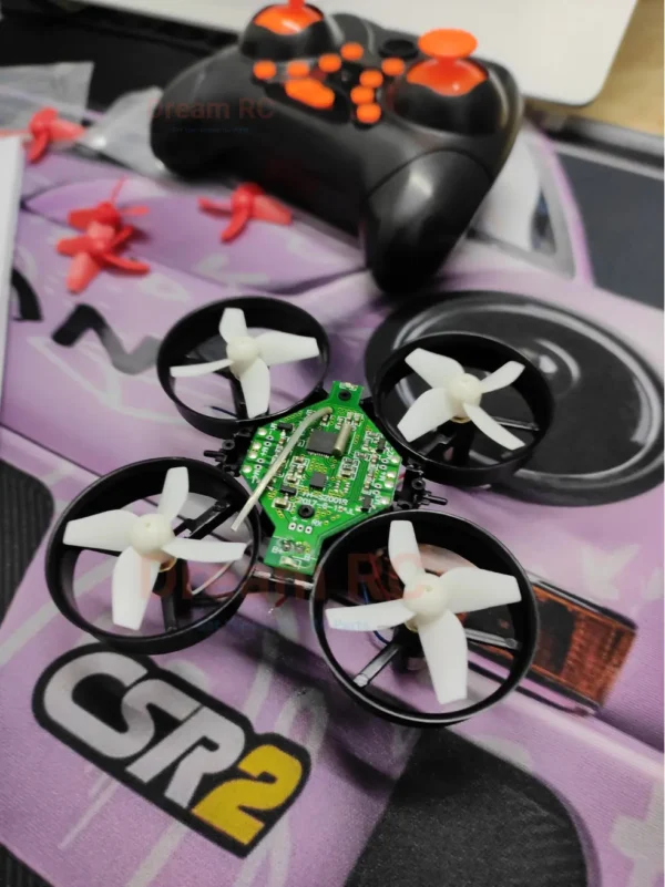 DIY Mini RC Coreless Drone Kit 2.4GHz Ready Image With Transmitter