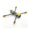 Mark 4 full carbon fiber 5 inch FPV frame kit with yellow 3d printed parts